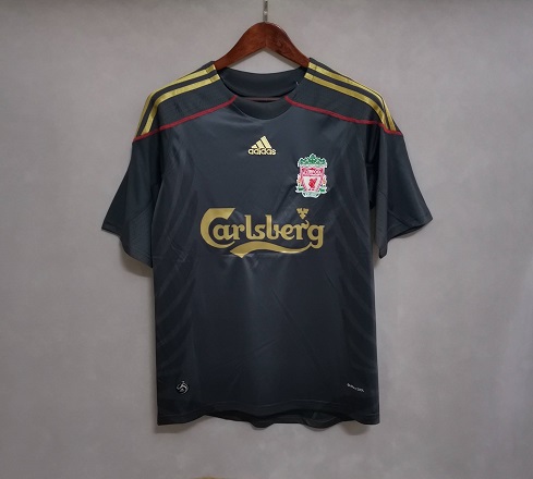 AAA Quality Liverpool 09/10 Away Black Soccer Jersey